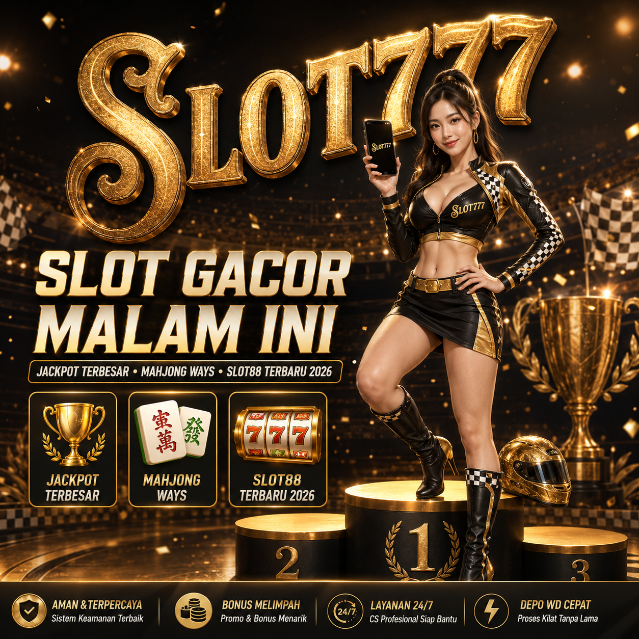 SLOT777 - Slot Gacor Malam Ini, Jackpot Terbesar, Mahjong Ways & Game Slot88 Terbaru 2026